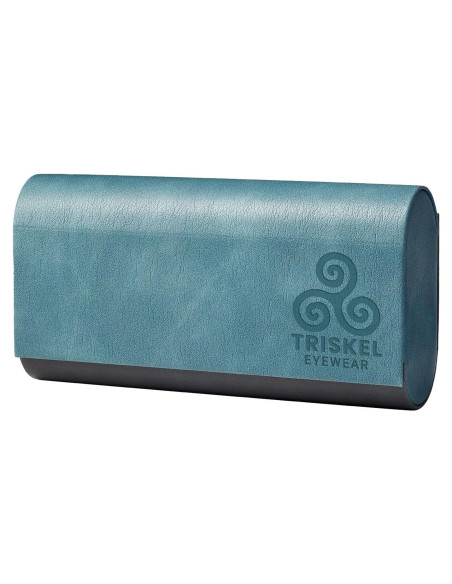 Estuche Doble para Gafas Triskel - PU Duro, Cierre Magnético