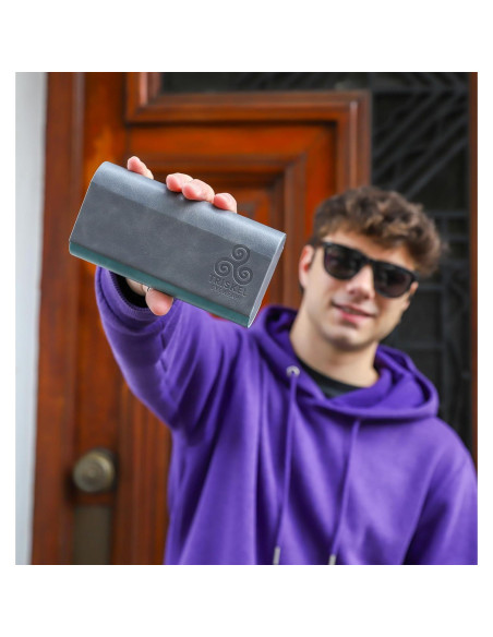 Estuche Doble para Gafas Triskel - PU Duro, Cierre Magnético