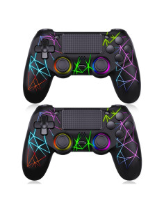 Controlador Inalámbrico GamingBoy PS4/PC RGB Doble Vibración