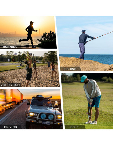 Gafas de sol polarizadas YDAOWKN UV para hombres - 57mm