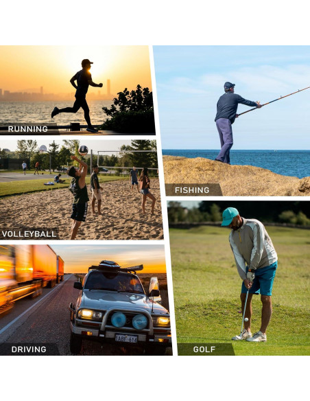 Gafas de sol polarizadas YDAOWKN UV para hombres - 57mm