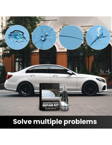 Kit de Reparación de Grietas en Parabrisas Crymoy 20ml