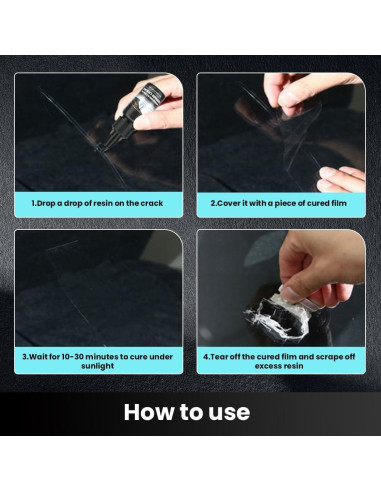 Kit de Reparación de Grietas en Parabrisas Crymoy 20ml