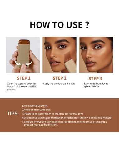 Bálsamo Tinte Hidratante Skween para Piel Negra 30 ml