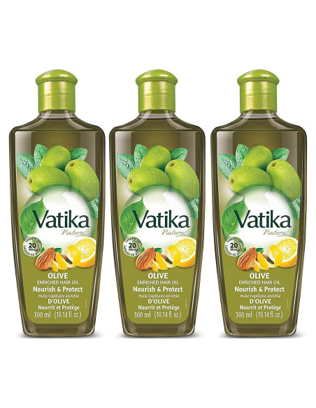 Aceite Capilar Vatika Naturals 900ml - Enriquecido con Aceituna