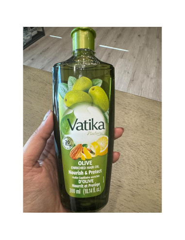 Aceite Capilar Vatika Naturals 900ml - Enriquecido con Aceituna