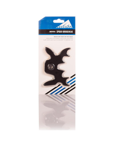 Mizerak Spider Bridge Head Negro para Billar - 9 Posiciones