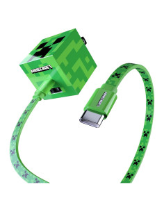 Cargador USB-C Liquipel Powertek Minecraft Creeper 1.83m