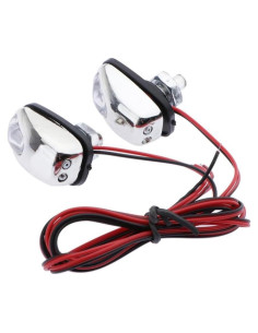 Luz LED para Limpiaparabrisas de Coche Saitedudu Azul 12V