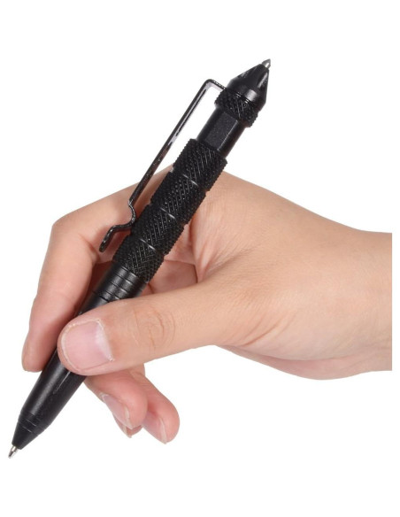 Bolígrafo Táctico WTDD T6-6061 Negro Multi-funcional