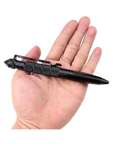 Bolígrafo Táctico WTDD T6-6061 Negro Multi-funcional