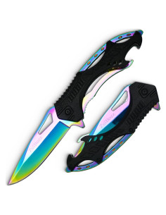 Cuchillo de bolsillo plegable ZulBozz 21.16 cm 440C aluminio