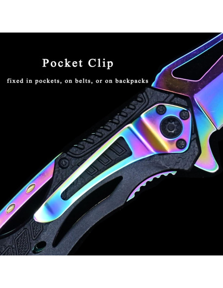 Cuchillo de bolsillo plegable ZulBozz 21.16 cm 440C aluminio