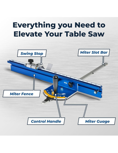 Medidor de Inglete Kreg KMS7102 - Precisión y Ajustes Rápidos