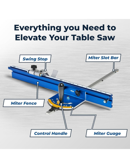 Medidor de Inglete Kreg KMS7102 - Precisión y Ajustes Rápidos