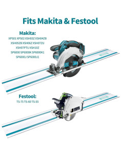 Kit de Guía de Riel para Sierra de Pista Makita 110" 2