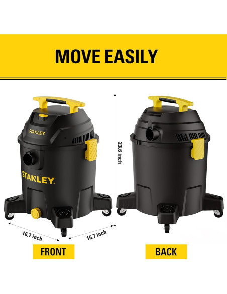 Aspiradora Húmeda y Seca STANLEY SL18701P-10A 10 Galones 6 HP