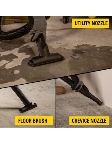 Aspiradora Húmeda y Seca STANLEY SL18701P-10A 10 Galones 6 HP