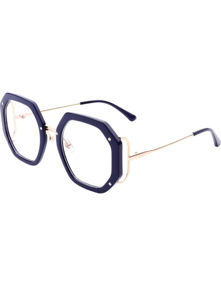 Gafas de Lente Claro PASTL Envy para Mujeres Octagonales