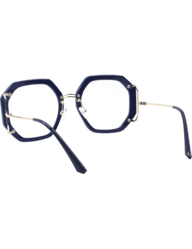 Gafas de Lente Claro PASTL Envy para Mujeres Octagonales