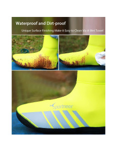 Cubiertas de Zapatos Sportneer Neopreno Impermeables XL 2