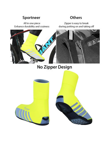 Cubiertas de Zapatos Sportneer Neopreno Impermeables XL