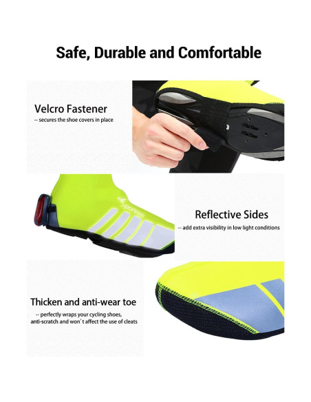 Cubiertas de Zapatos Sportneer Neopreno Impermeables XL
