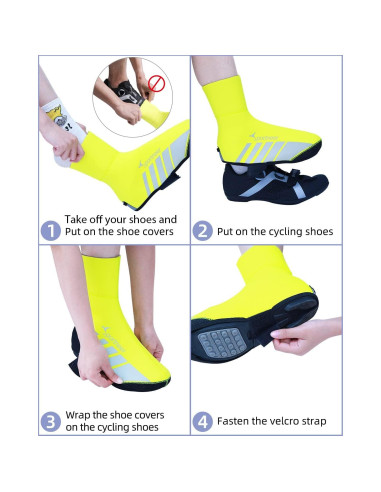 Cubiertas de Zapatos Sportneer Neopreno Impermeables XL