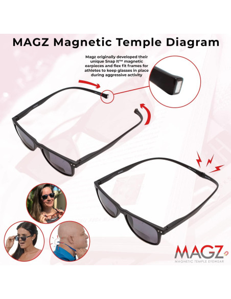 Gafas de lectura Magz Gramercy con filtro luz azul 3x unisex