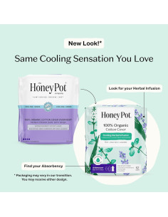 Compresas Nocturnas Herbales The Honey Pot - 12 Unidades 2