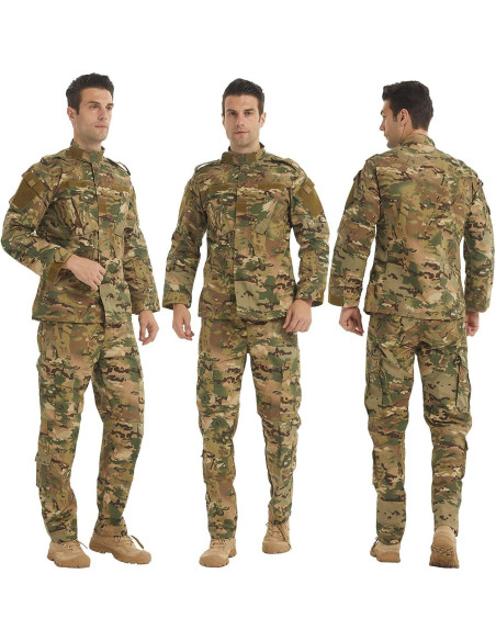 Conjunto Táctico Militar LANBAOSI para Hombre - Chaqueta y Pantalones