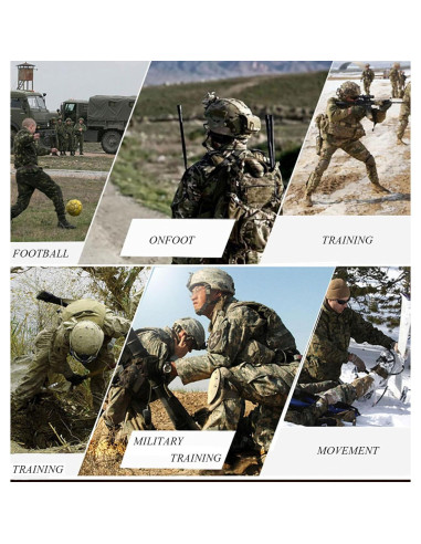 Conjunto Táctico Militar LANBAOSI para Hombre - Chaqueta y Pantalones