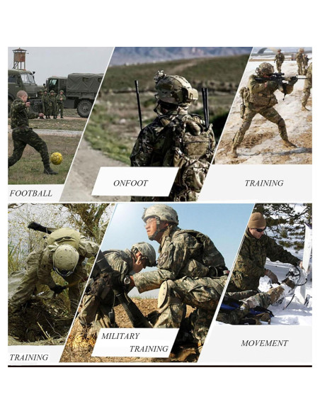 Conjunto Táctico Militar LANBAOSI para Hombre - Chaqueta y Pantalones