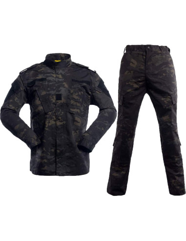 Conjunto Táctico Militar LANBAOSI para Hombre - Chaqueta y Pantalones