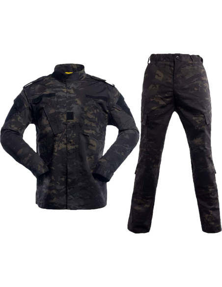 Conjunto Táctico Militar LANBAOSI para Hombre - Chaqueta y Pantalones