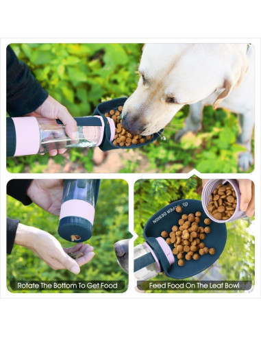 Botella de Agua Portátil para Perros SUPERDESIGN Azul 289g