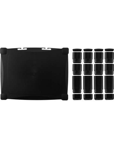 Soporte de Monitor Ajustable Kantek MS400, Negro, 1.4 kg