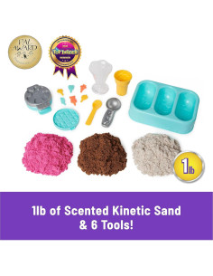 Set de Juego de Helados Kinetic Sand Aromas 0.45 kg 3 Colores 2
