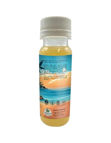 Disparo Zen de la Naturaleza Kava Kava 2oz Sabor Pina Colada