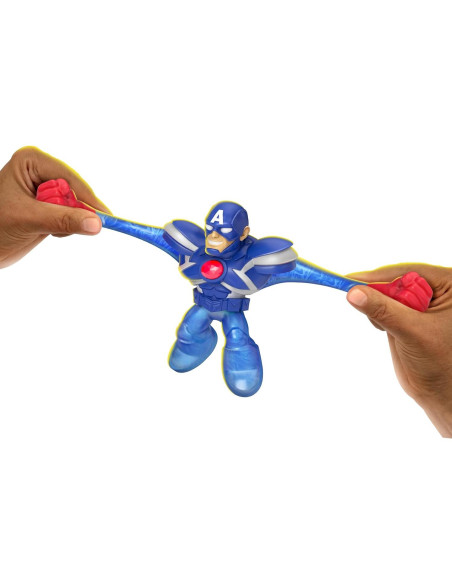 Figura de Acción Goo Jit Zu Capitán América Armadura Infinita 11.4 cm