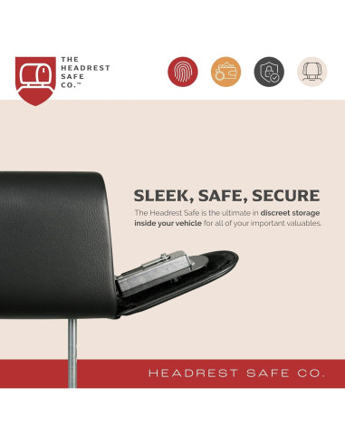 Asiento del Pasajero con Respaldo Seguro EL RESPALDO SEGURO - Negro