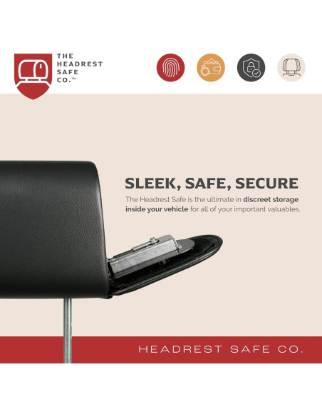 Asiento del Pasajero con Respaldo Seguro EL RESPALDO SEGURO - Negro