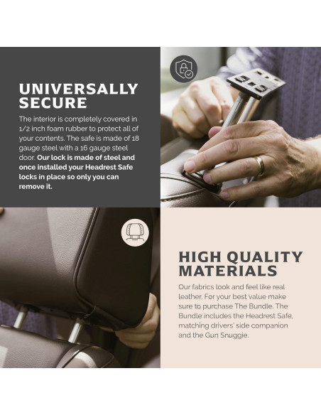 Asiento del Pasajero con Respaldo Seguro EL RESPALDO SEGURO - Negro