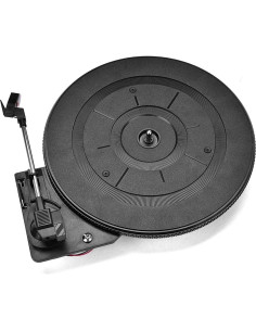 Reproductor de Discos Vinilo EHVYBDX 28cm 3 Velocidades AM/FM 2
