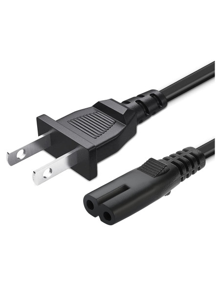 Cable de Alimentación AC 2 Ranuras 18AWG 2.44m para JBL y ONN