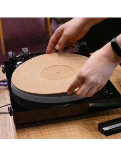 Alfombrilla Antideslizante Joyzan de Corcho para Tocadiscos 295 mm 2