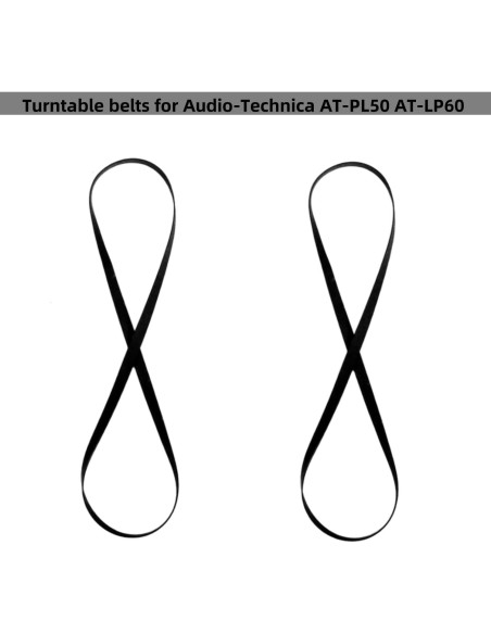 Corrección de correas para tocadiscos Audio-Technica - 2 Paquetes