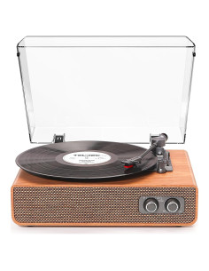 Reproductor de Vinilo Bluetooth TANLANIN TE-2018YB-TA 3 Velocidades