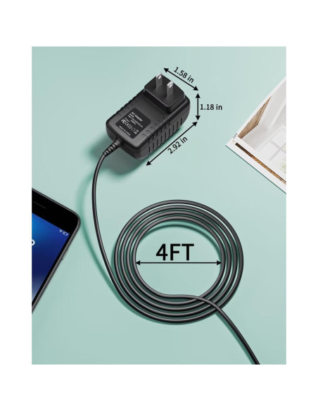Adaptador de corriente 12V para tocadiscos Audio Technica