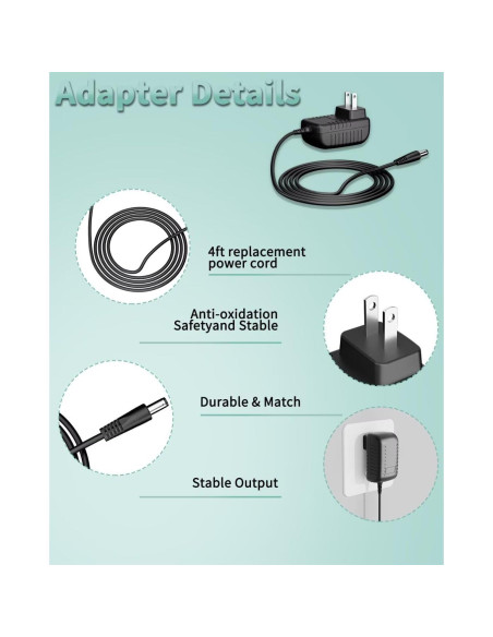 Adaptador de corriente 12V para tocadiscos Audio Technica